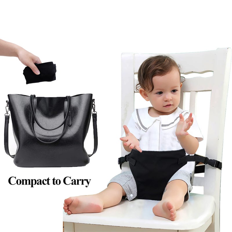 MISSEIAR Baby Harness Seat for High Chair, Portable Feeding Seat Belt with Strap Toddler Safety Seat Belt Foldable Baby Booster Harness Belt for Restaurant Shopping Cart Travel - Image 3